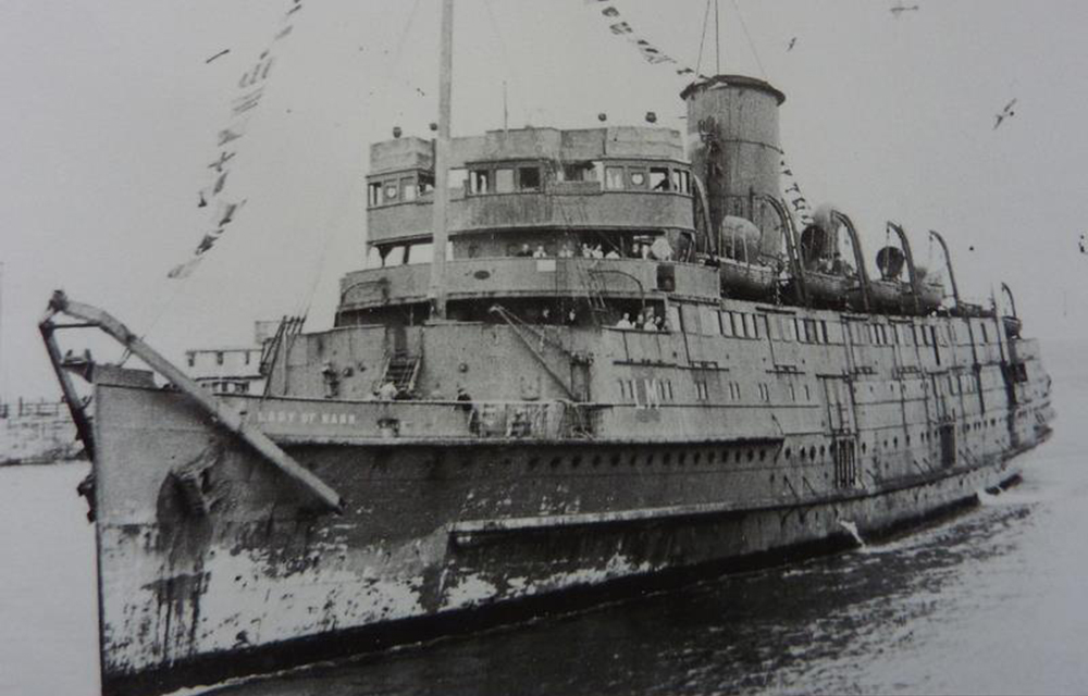 Lady of Mann, een van de schepen die dienst heeft gedaan tijdens Operation Dynamo