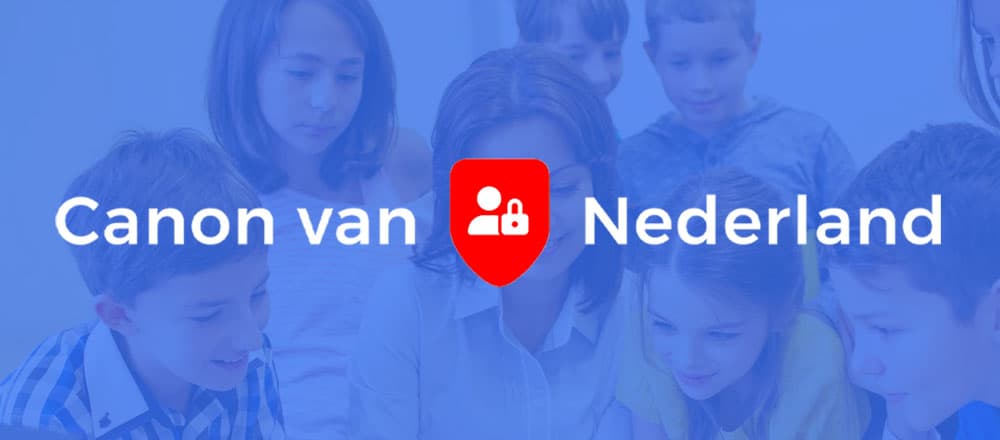 Het kinderslot van de Canon van Nederland app