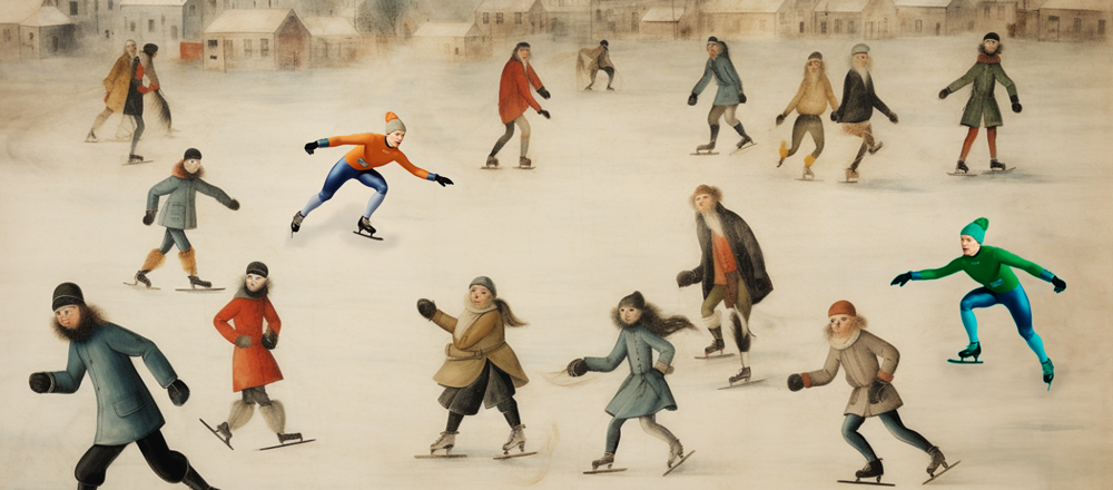 De historie van het schaatsen in Nederland